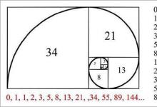 Последовательность фибоначчи и принципы золотого сечения Шестое число в ряде фибоначчи