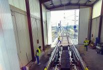 Changing railway bogies to Russian gauge in Brest